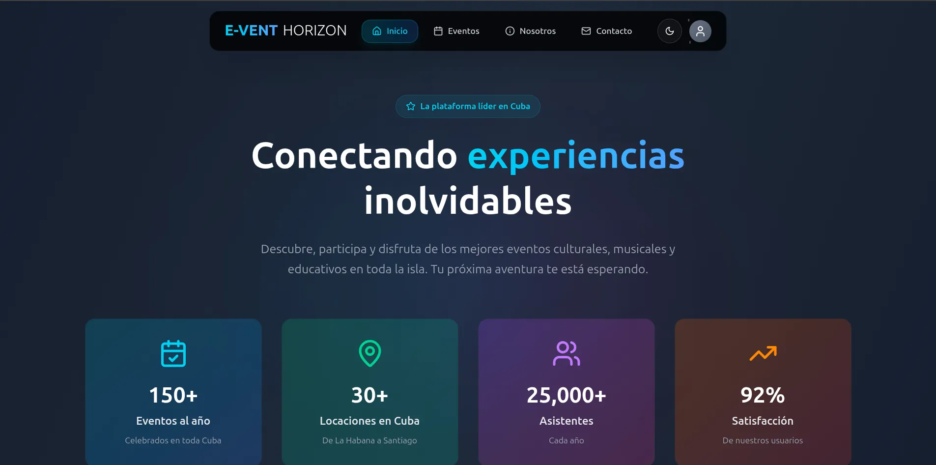 E-vent Horizon screenshot